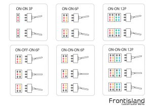 2ハムパターンのギター配線図 Frontisland Customguitarworks